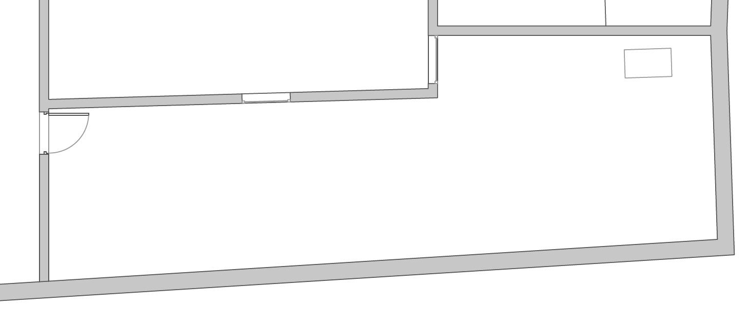Plano de buhardilla con tres ventanas 